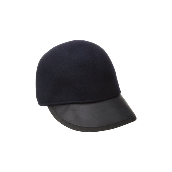 Genie by Eugenia Kim Women's Alex Wool Felt Baseball Cap with Leather Bill - Picture 3 of 7
